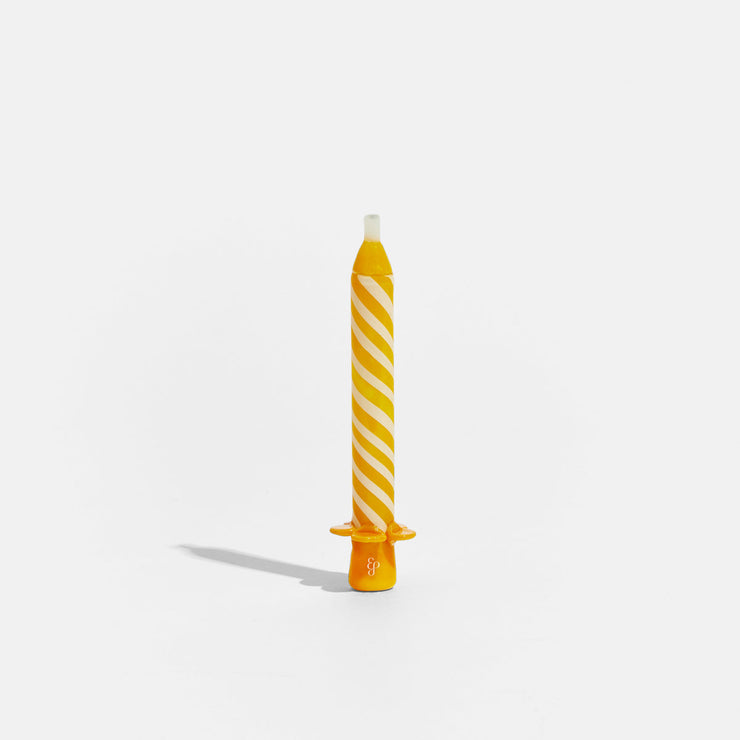 Candle One Hitter in Butter Yellow
