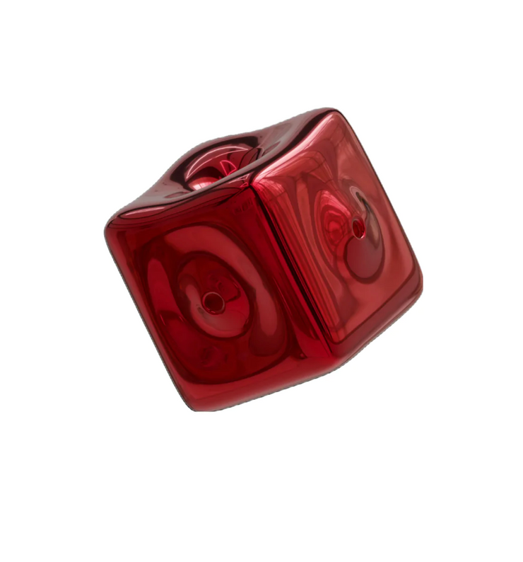 LIMITED EDITION [P-010] CUBE PIPE [RED CHROME]