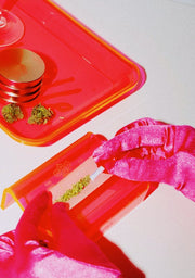 Clear Jelly Rolling Stand