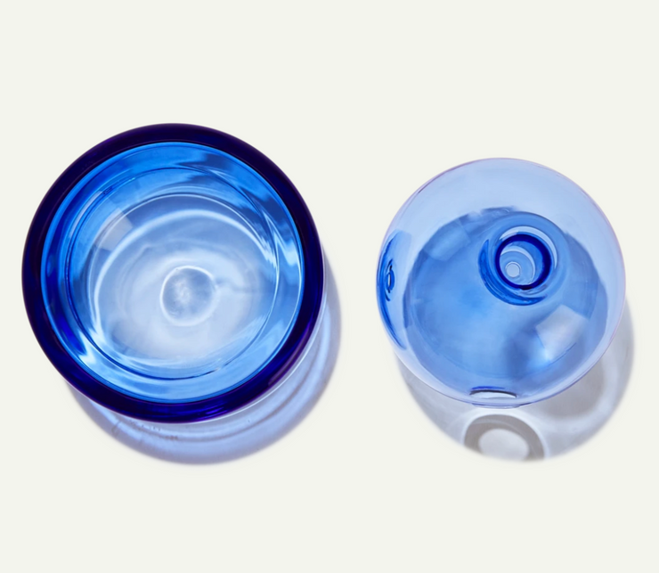 Blue Crystal Ball Pipe