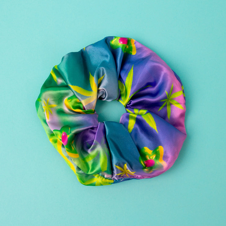 Silk Weed Scrunchie